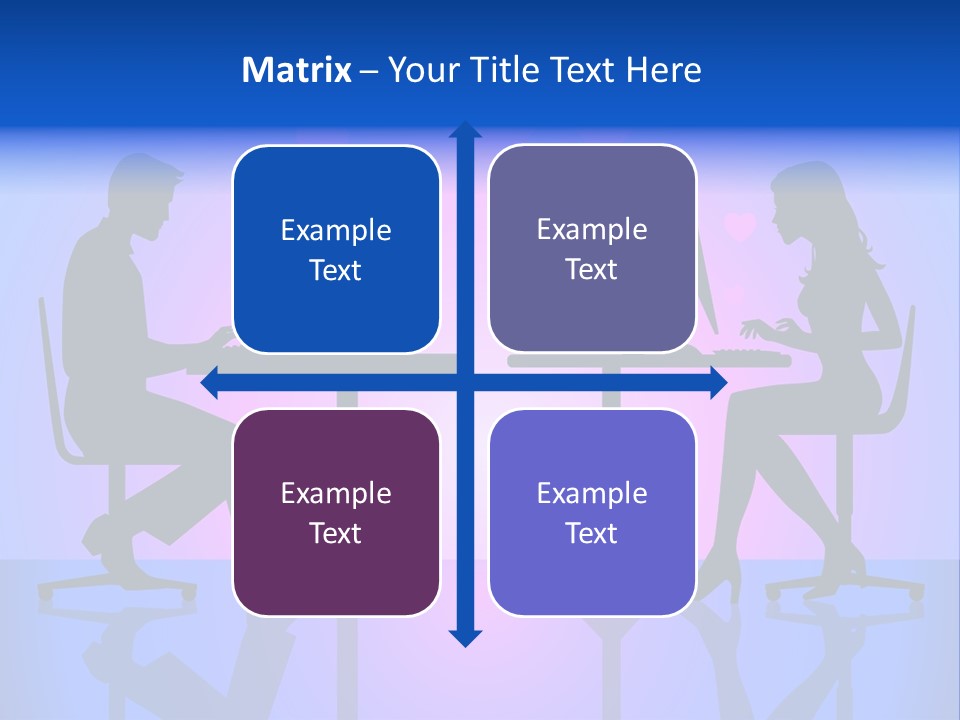 Female Social Happy PowerPoint Template
