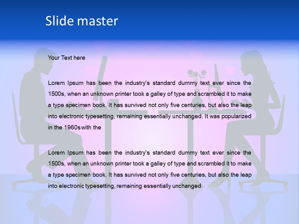 Female Social Happy PowerPoint Template