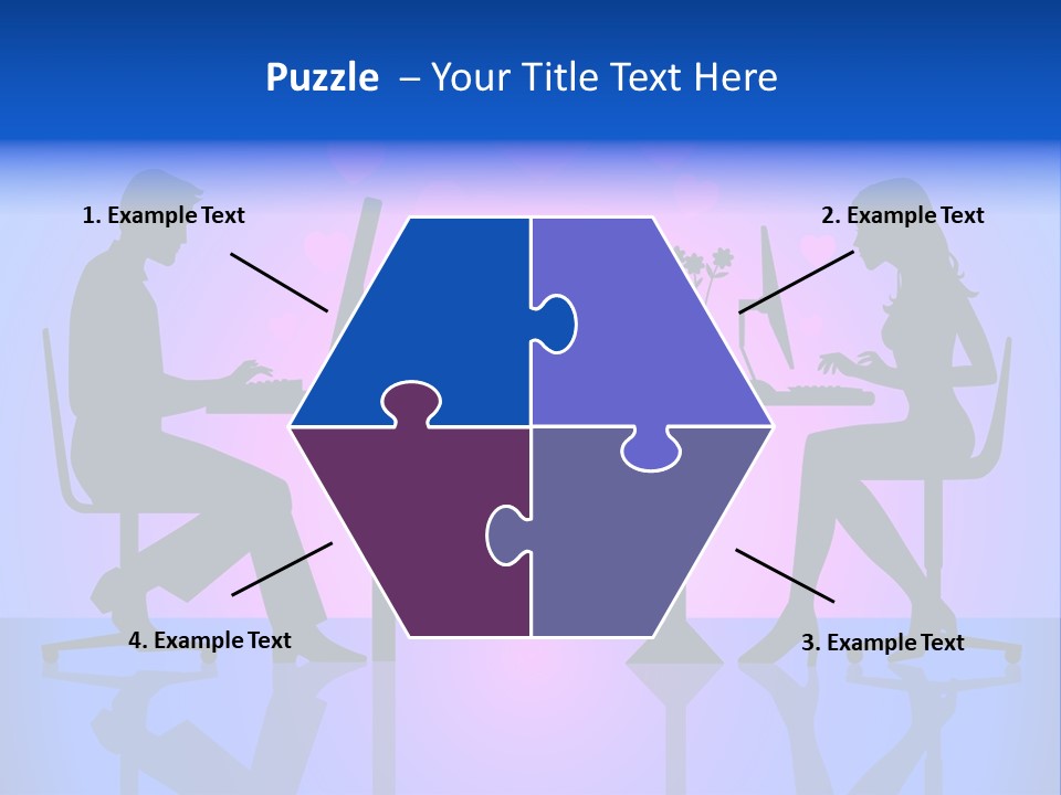 Female Social Happy PowerPoint Template