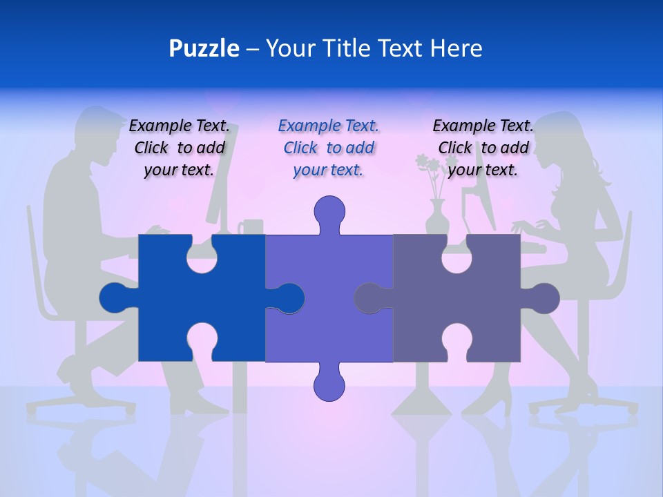 Female Social Happy PowerPoint Template