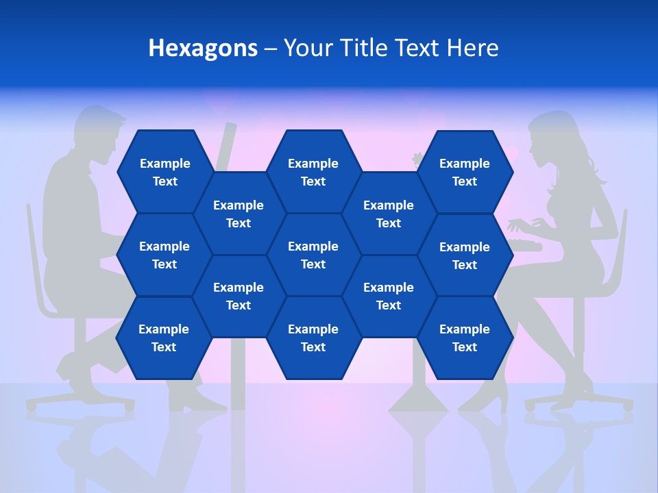 Female Social Happy PowerPoint Template