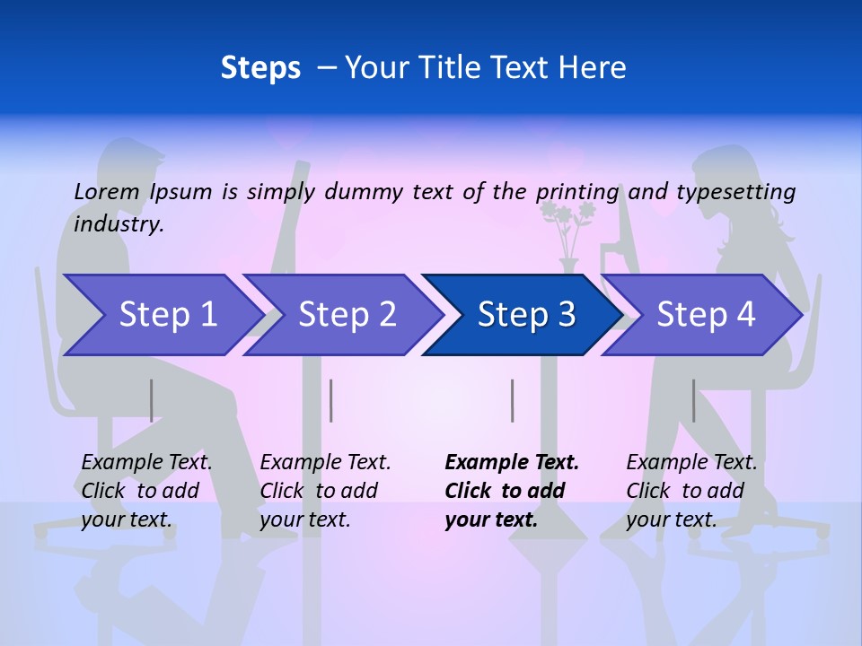 Female Social Happy PowerPoint Template