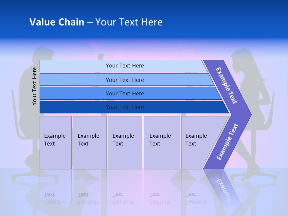 Female Social Happy PowerPoint Template