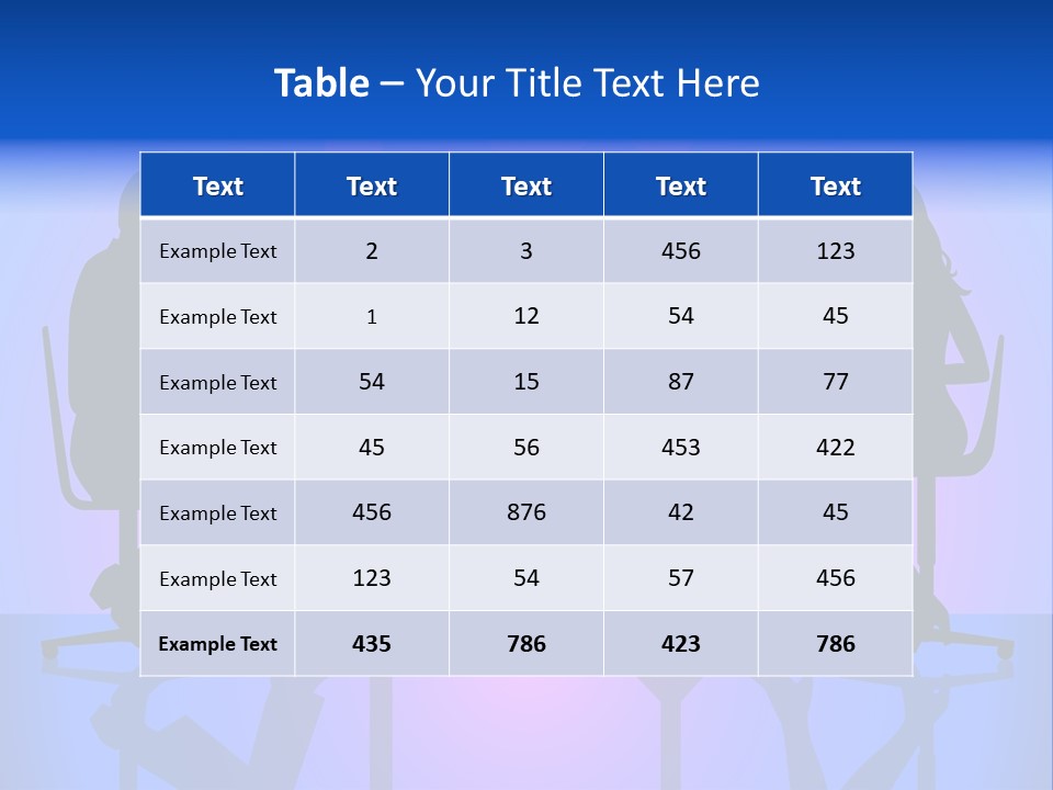 Female Social Happy PowerPoint Template