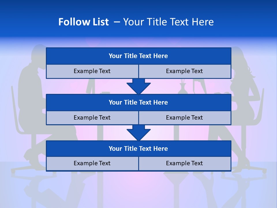 Female Social Happy PowerPoint Template