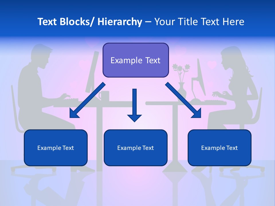 Female Social Happy PowerPoint Template