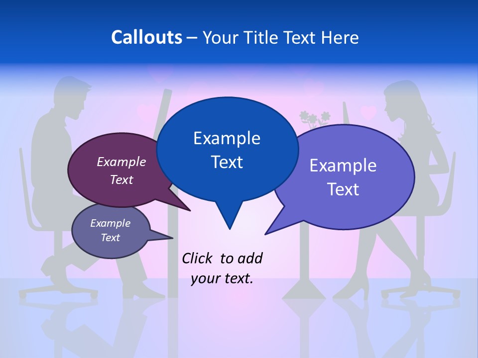 Female Social Happy PowerPoint Template