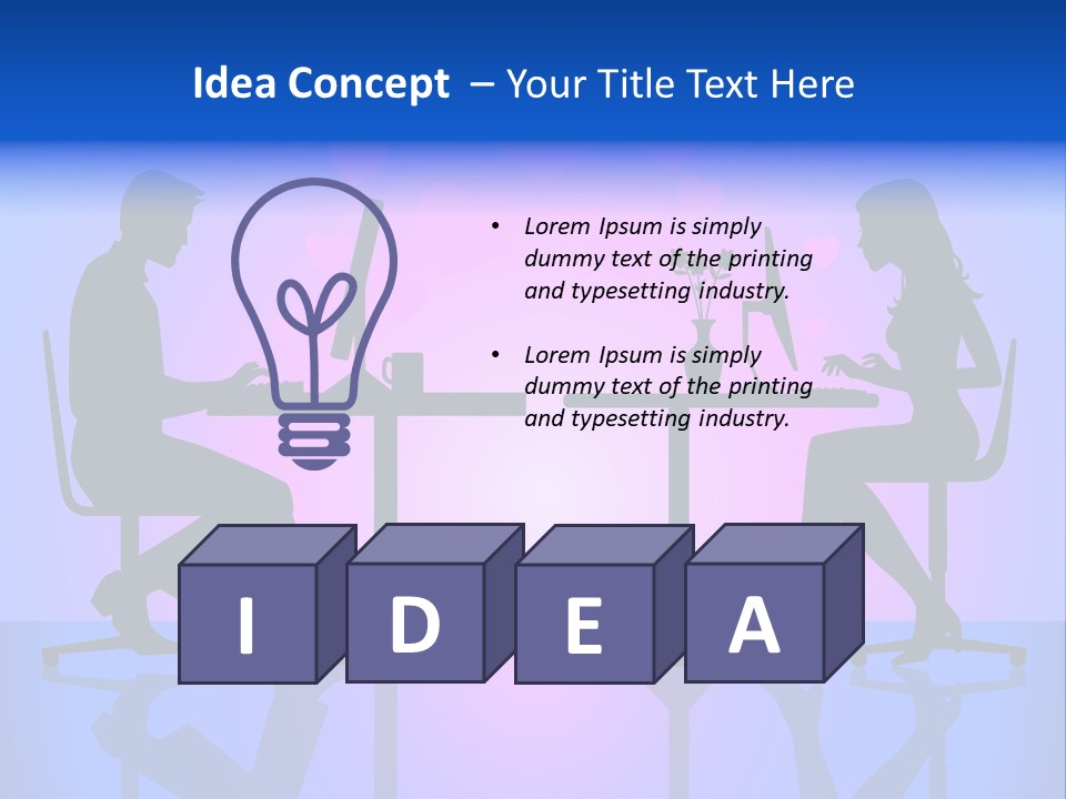 Female Social Happy PowerPoint Template