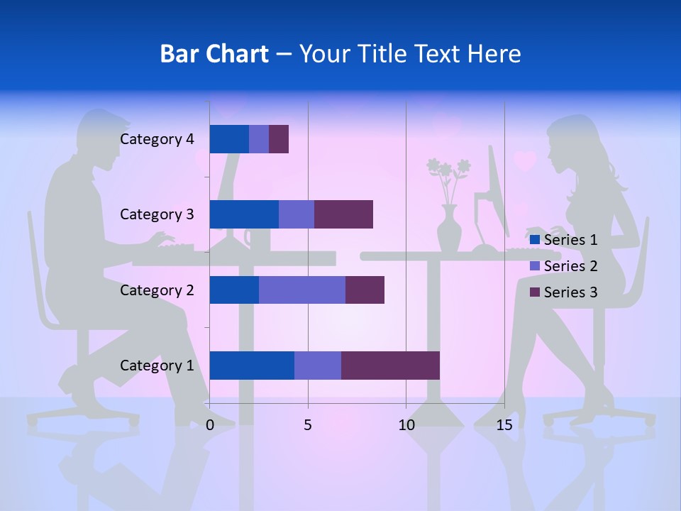 Female Social Happy PowerPoint Template
