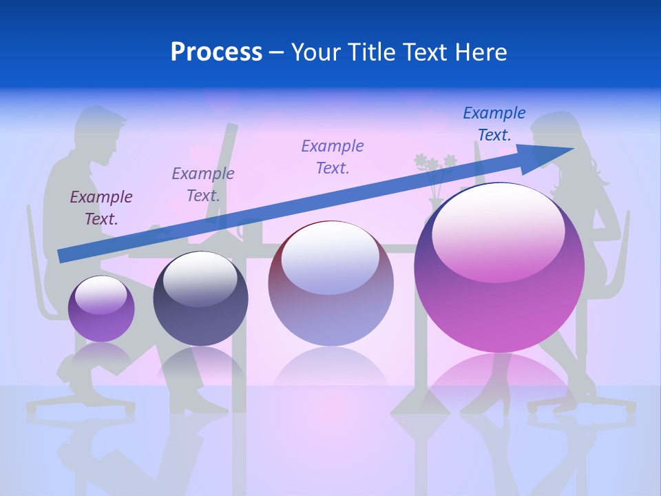 Female Social Happy PowerPoint Template