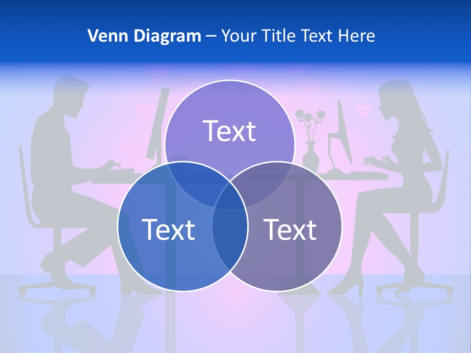 Female Social Happy PowerPoint Template