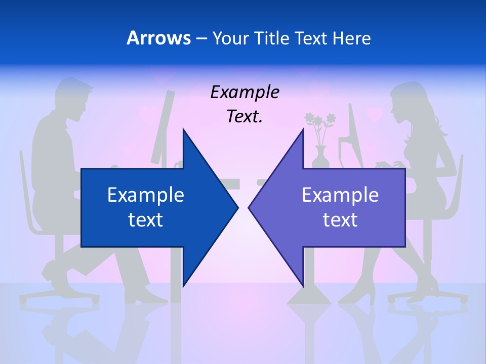 Female Social Happy PowerPoint Template