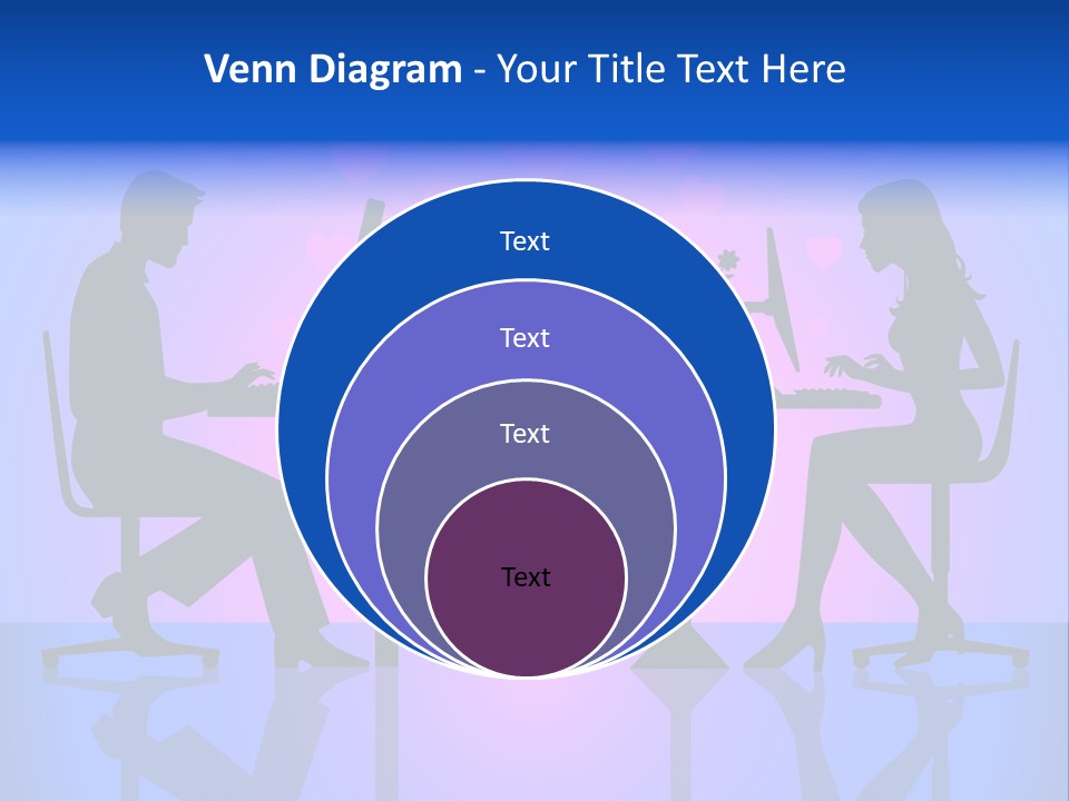 Female Social Happy PowerPoint Template