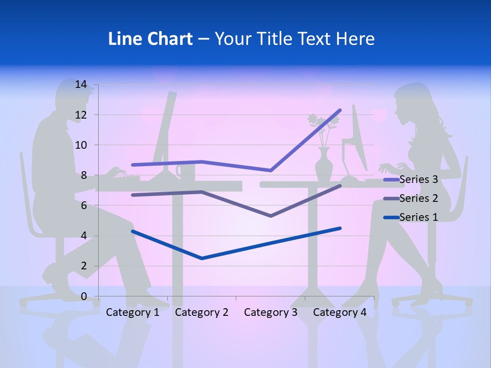 Female Social Happy PowerPoint Template