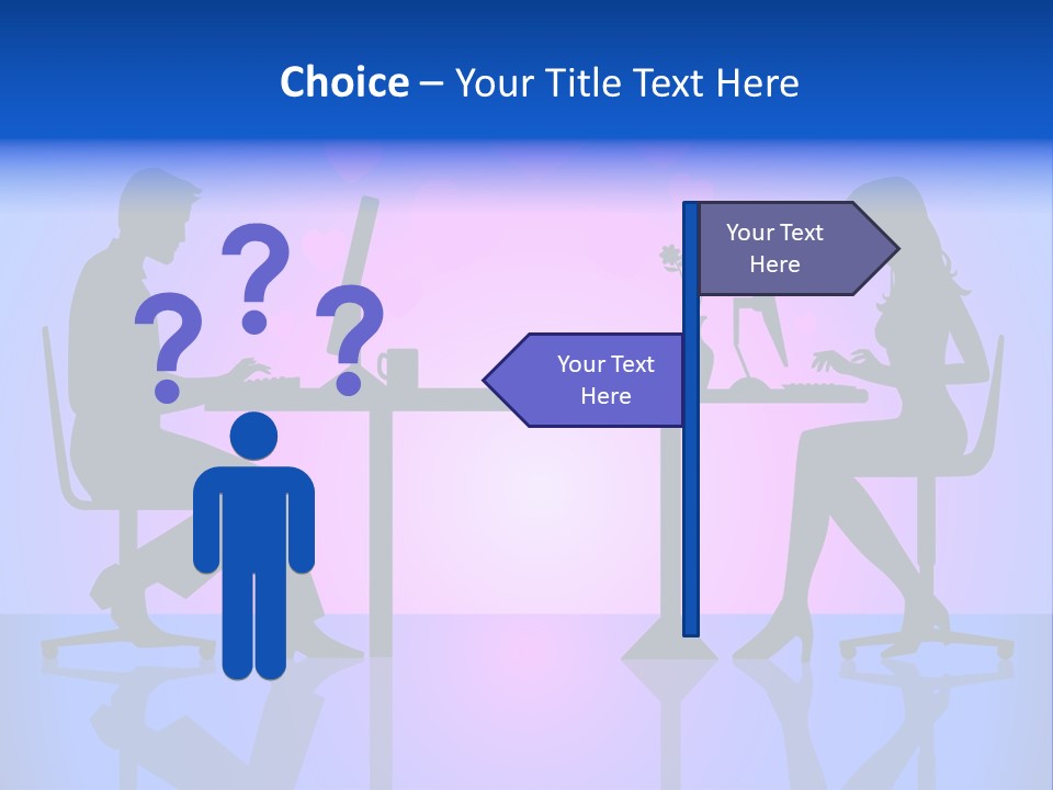 Female Social Happy PowerPoint Template