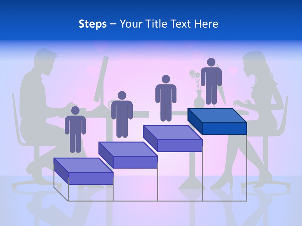 Female Social Happy PowerPoint Template