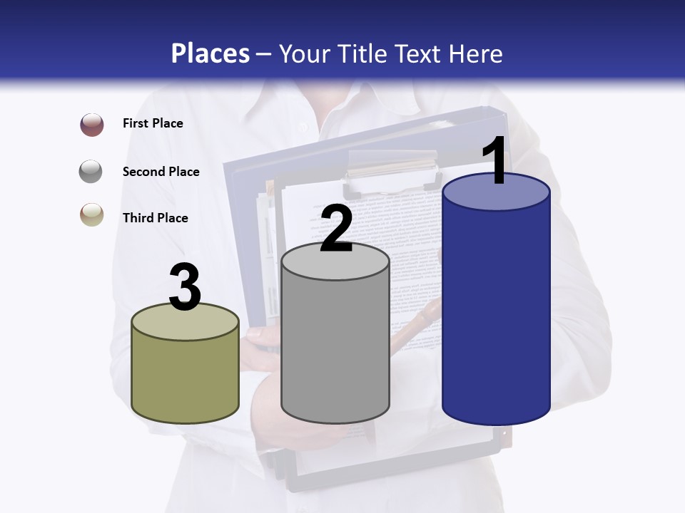 Cutout Gavel Reviewer PowerPoint Template