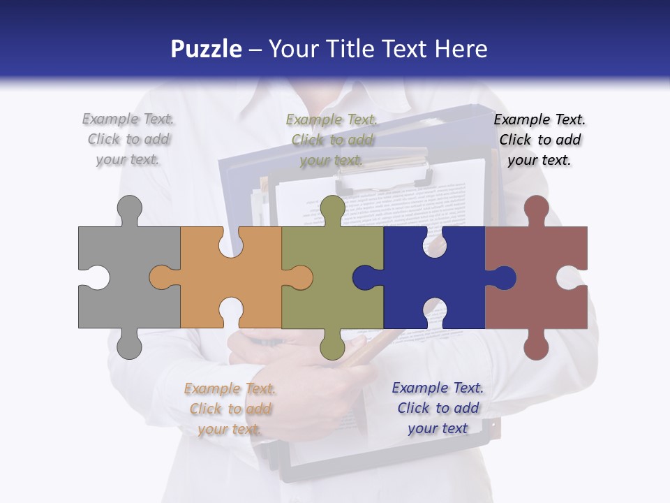 Cutout Gavel Reviewer PowerPoint Template