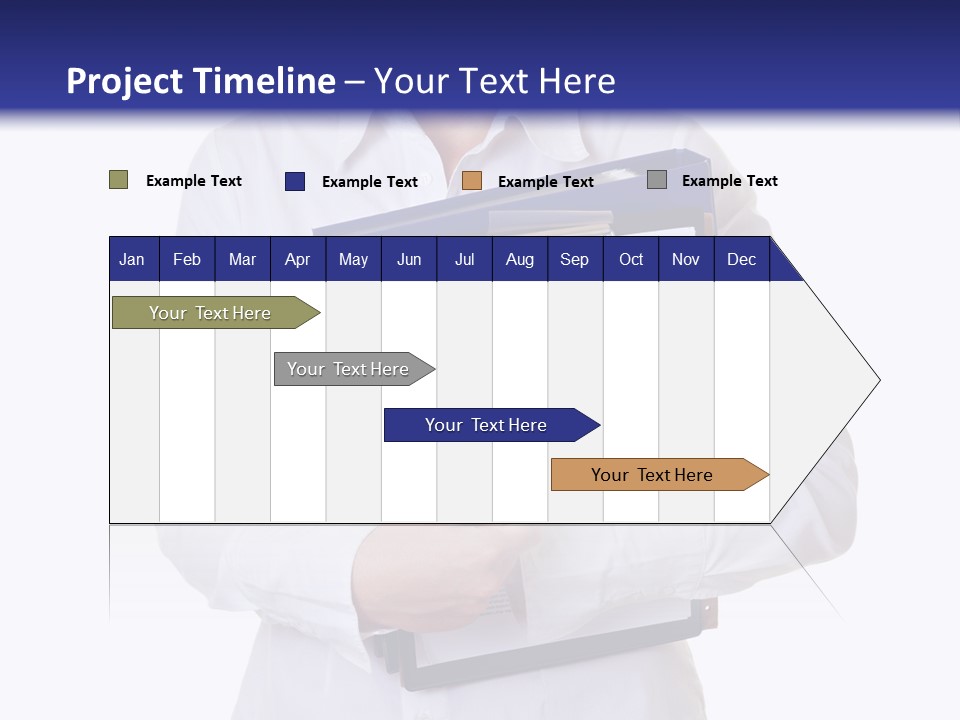 Cutout Gavel Reviewer PowerPoint Template