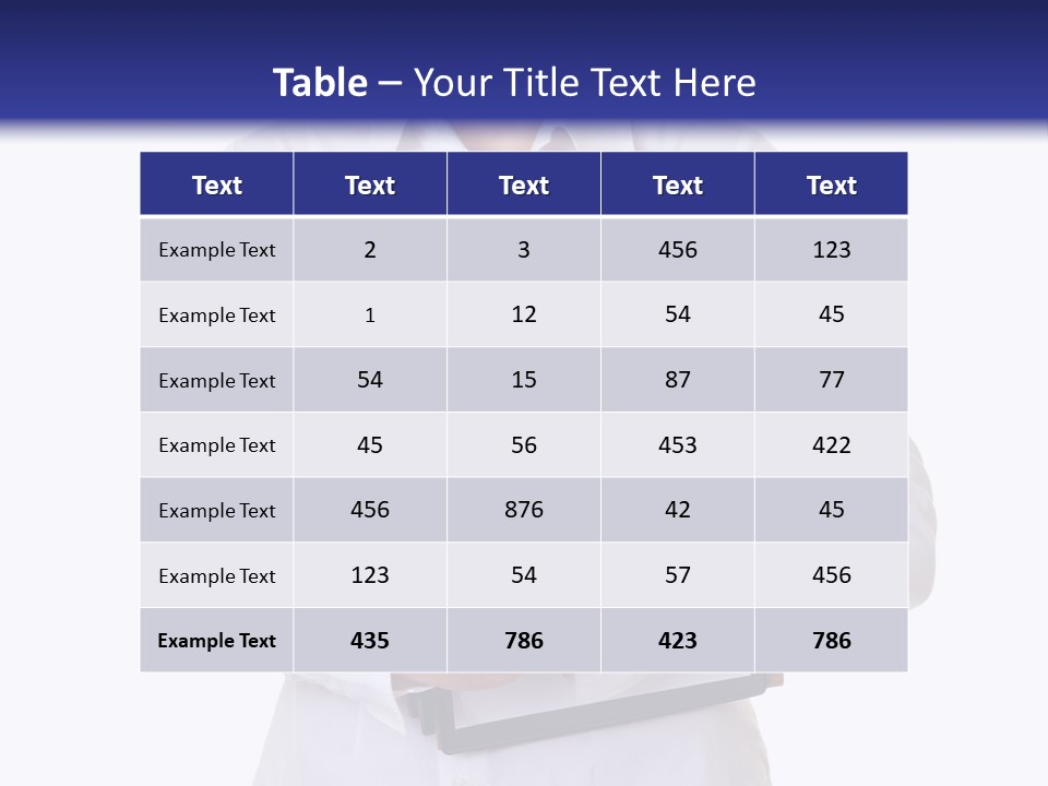 Cutout Gavel Reviewer PowerPoint Template