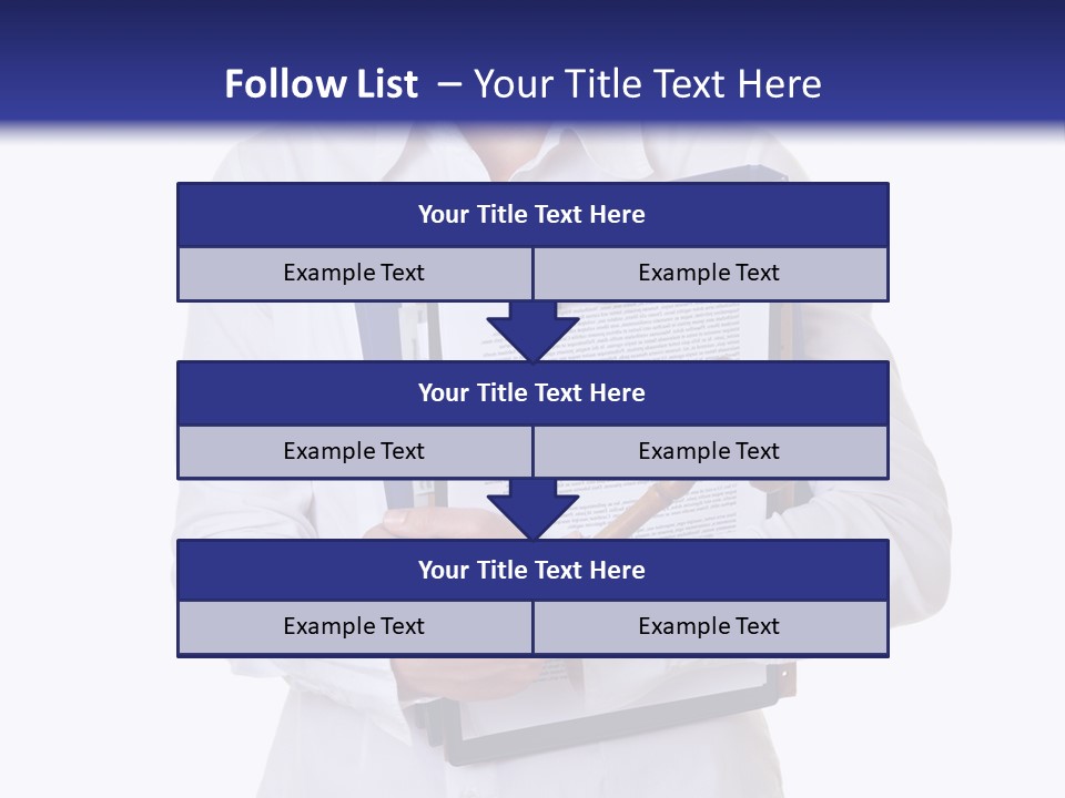 Cutout Gavel Reviewer PowerPoint Template