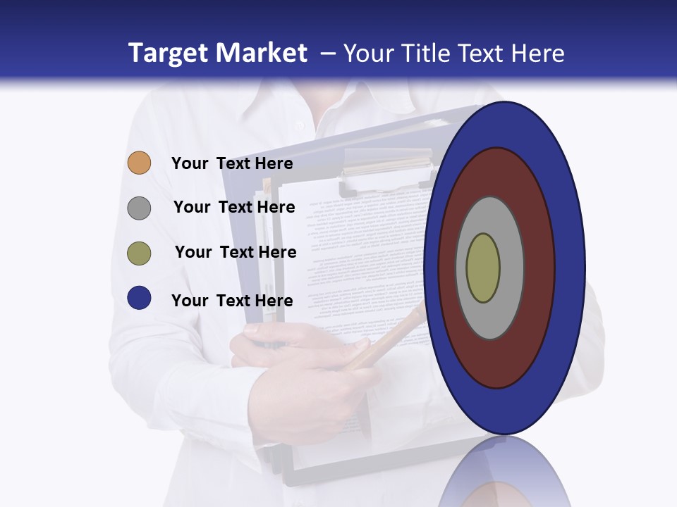 Cutout Gavel Reviewer PowerPoint Template