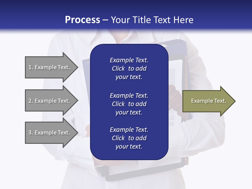 Cutout Gavel Reviewer PowerPoint Template
