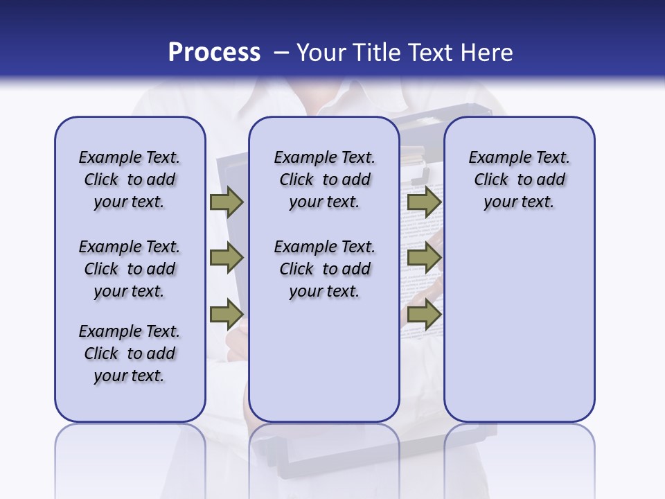 Cutout Gavel Reviewer PowerPoint Template