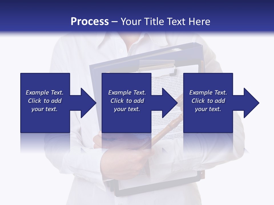 Cutout Gavel Reviewer PowerPoint Template