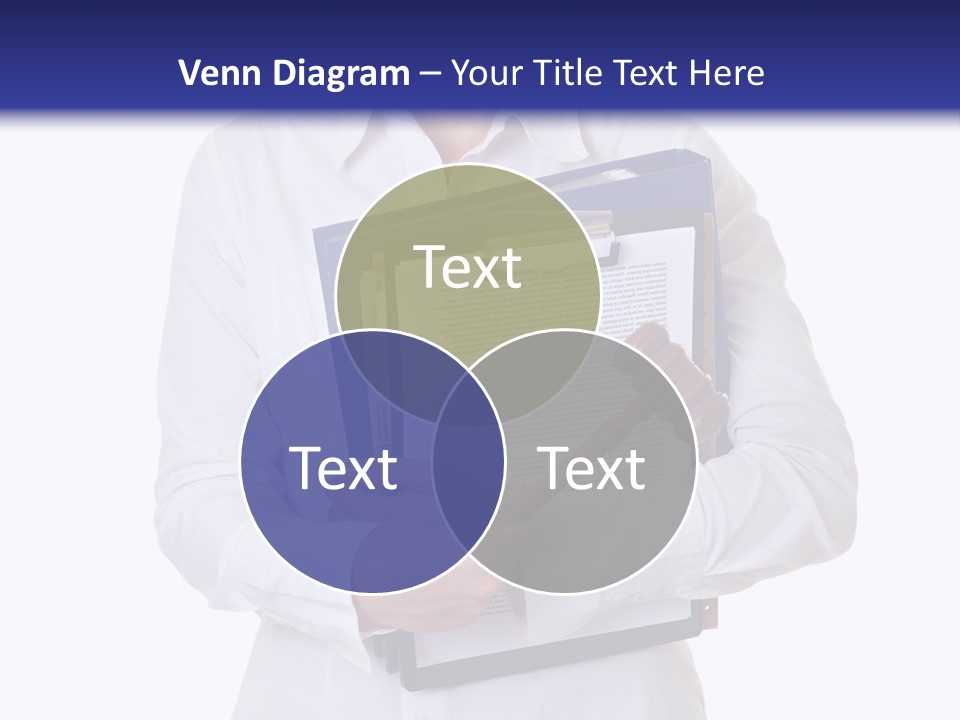 Cutout Gavel Reviewer PowerPoint Template