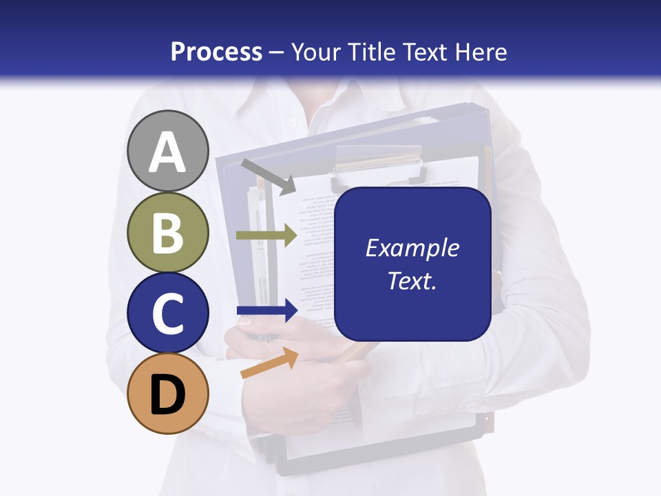 Cutout Gavel Reviewer PowerPoint Template