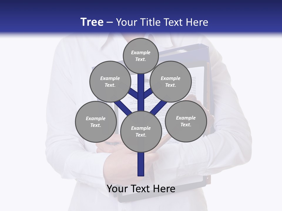 Cutout Gavel Reviewer PowerPoint Template