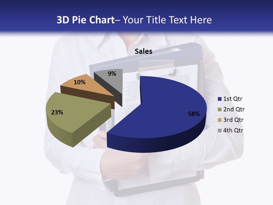 Cutout Gavel Reviewer PowerPoint Template