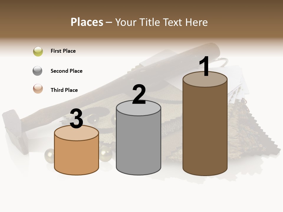 Hammer Brad Nail PowerPoint Template