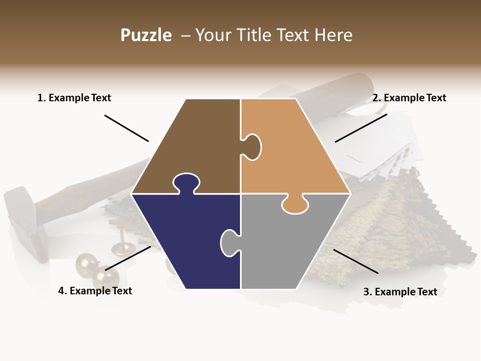 Hammer Brad Nail PowerPoint Template