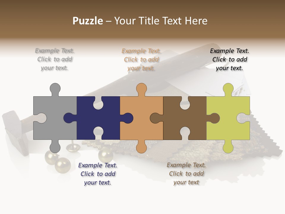 Hammer Brad Nail PowerPoint Template