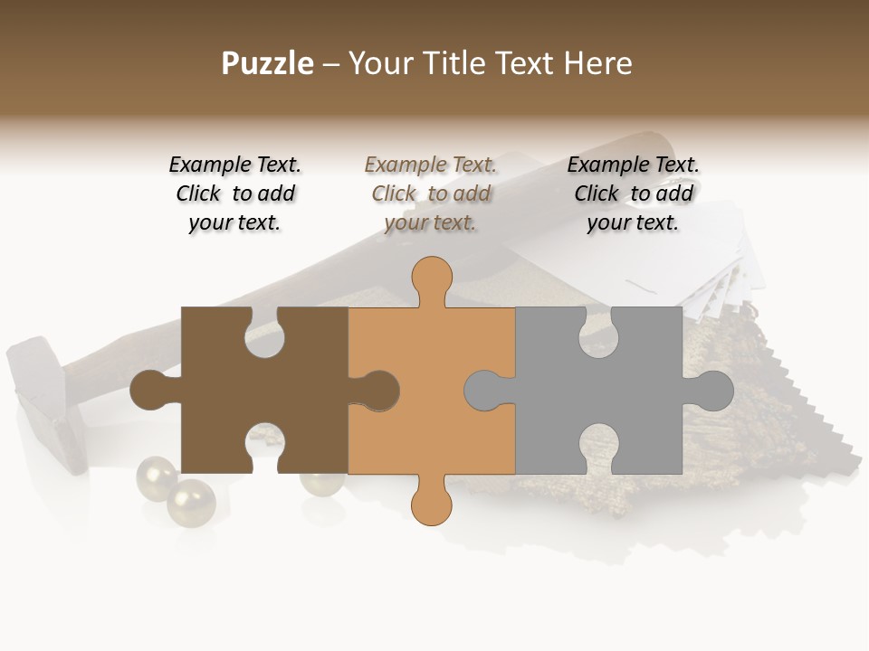 Hammer Brad Nail PowerPoint Template