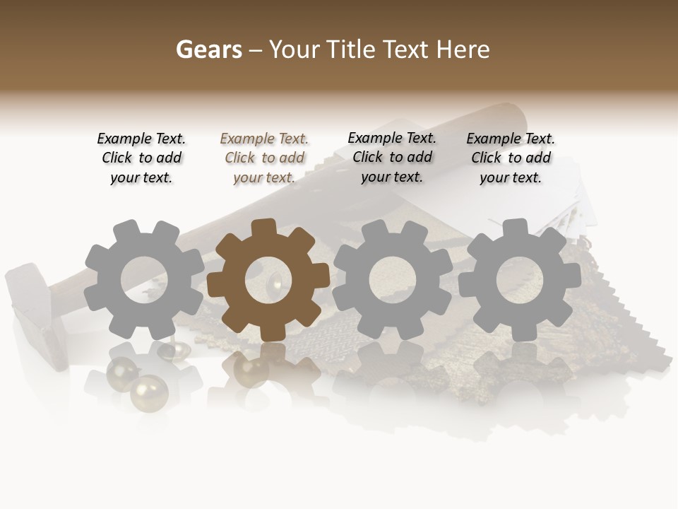 Hammer Brad Nail PowerPoint Template