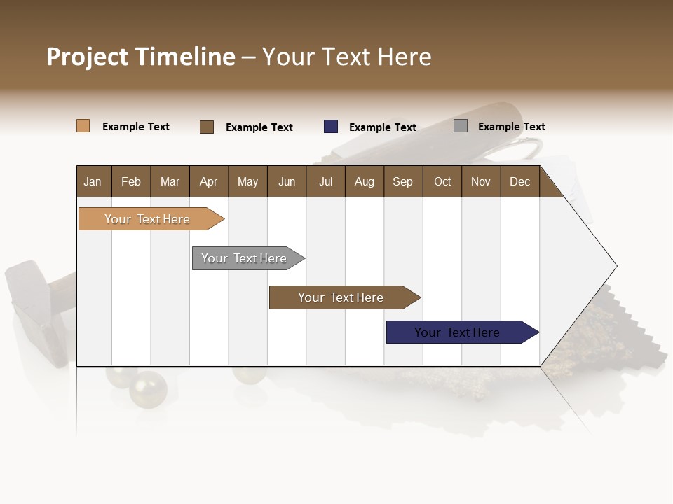 Hammer Brad Nail PowerPoint Template