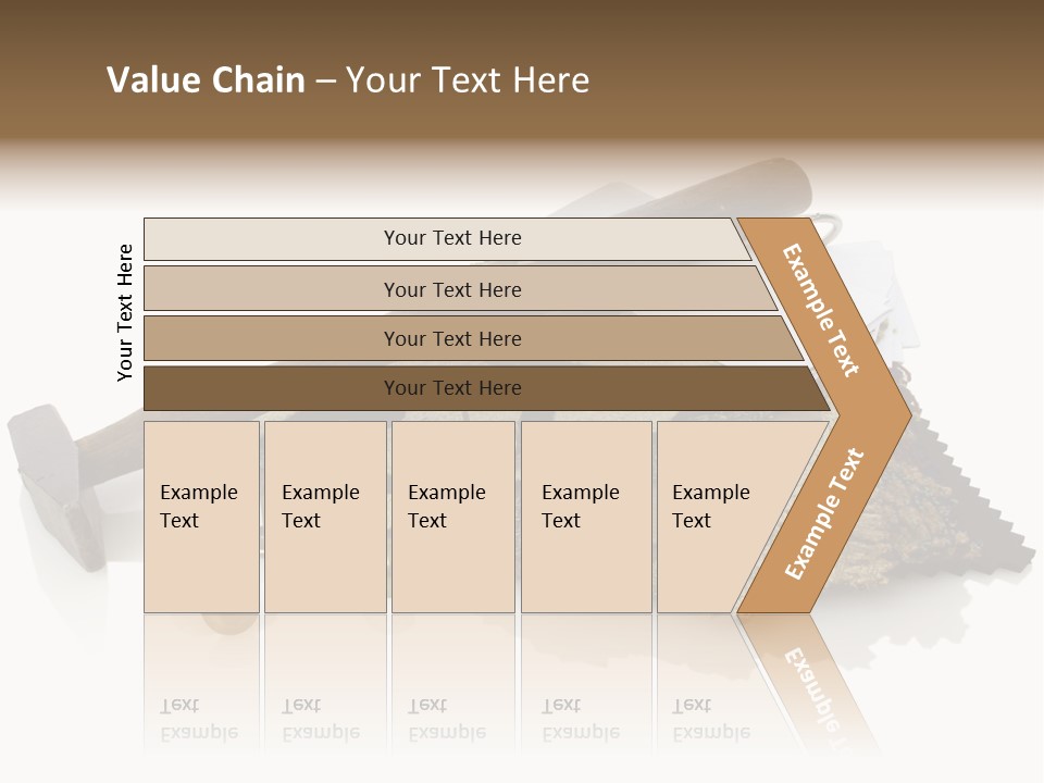 Hammer Brad Nail PowerPoint Template