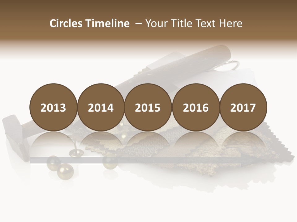 Hammer Brad Nail PowerPoint Template