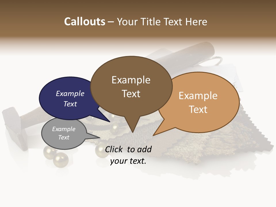 Hammer Brad Nail PowerPoint Template