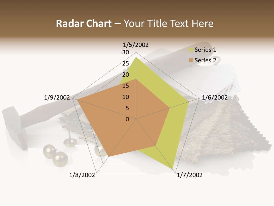 Hammer Brad Nail PowerPoint Template