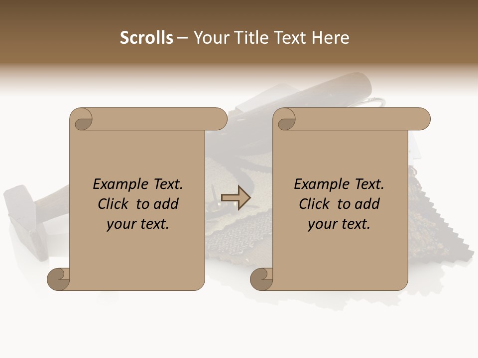 Hammer Brad Nail PowerPoint Template