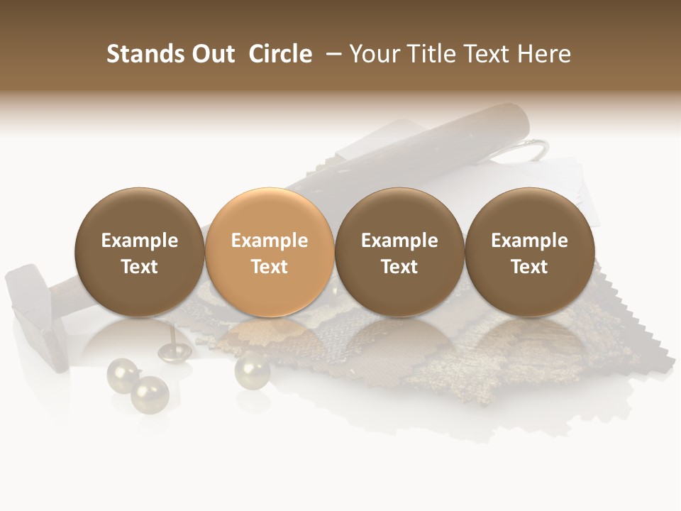 Hammer Brad Nail PowerPoint Template