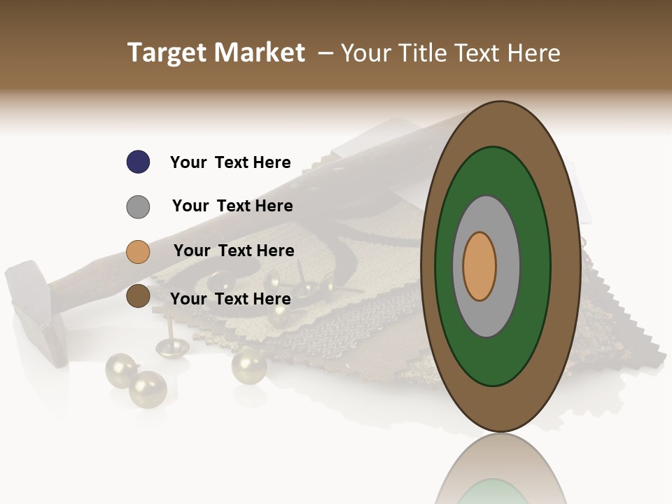 Hammer Brad Nail PowerPoint Template