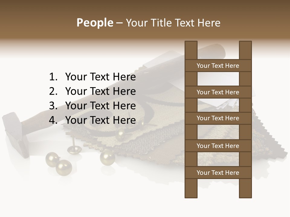 Hammer Brad Nail PowerPoint Template