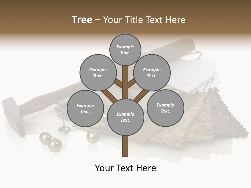 Hammer Brad Nail PowerPoint Template