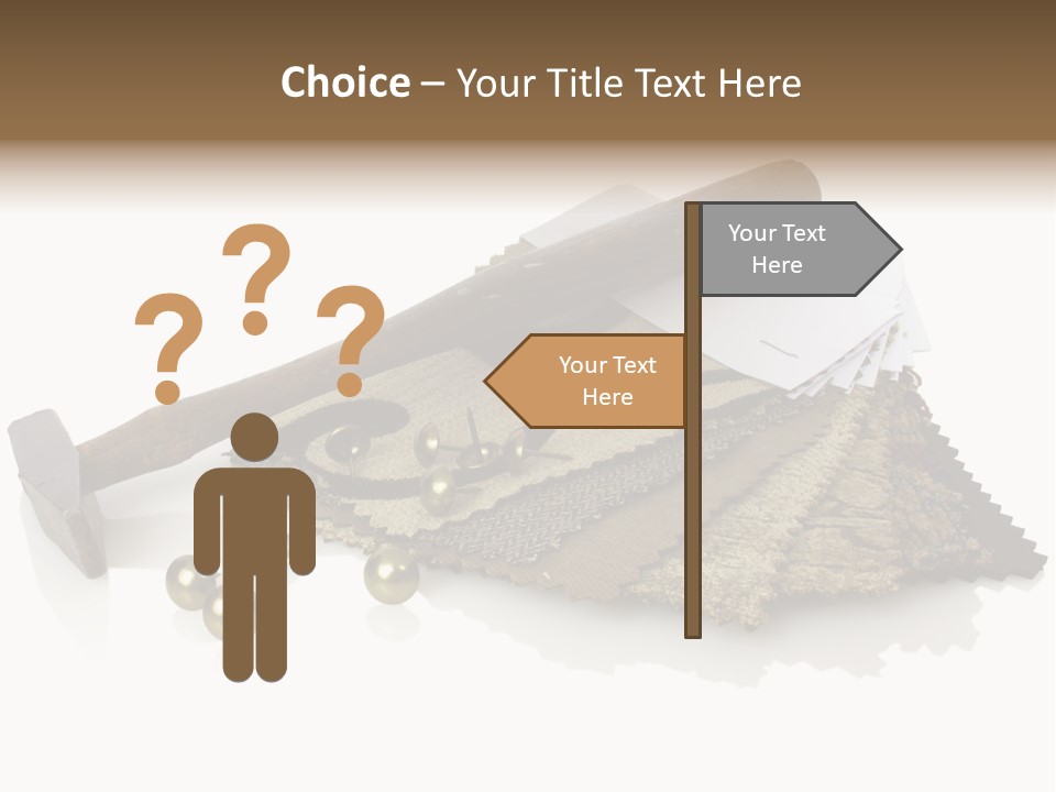 Hammer Brad Nail PowerPoint Template