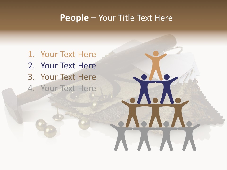 Hammer Brad Nail PowerPoint Template